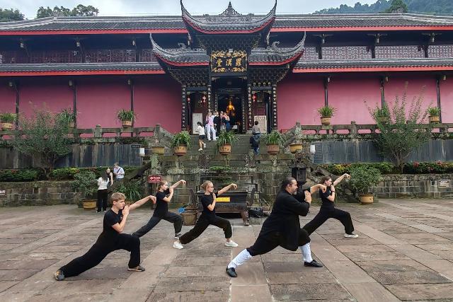 Világbajnokságon jártak Kínában a zalaegerszegi kungfusok