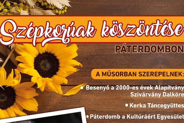 Szépkorúak köszöntése Páterdombon
