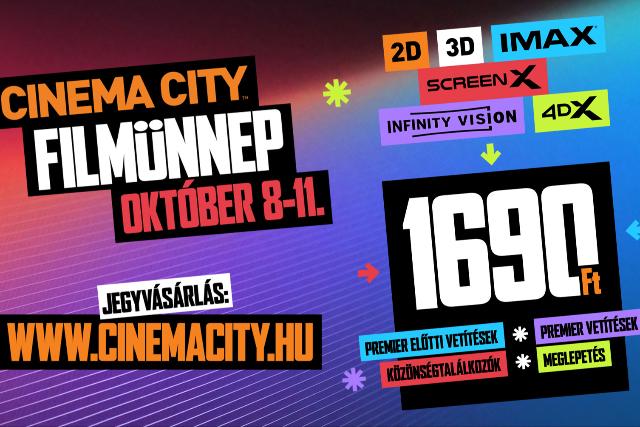 Újra a mozizásé a főszerep: Pörgesd fel az őszt a Cinema City Filmünneppel! (x)