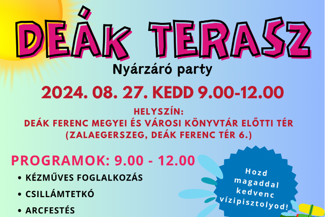 Dek Terasz – Nyrzr party