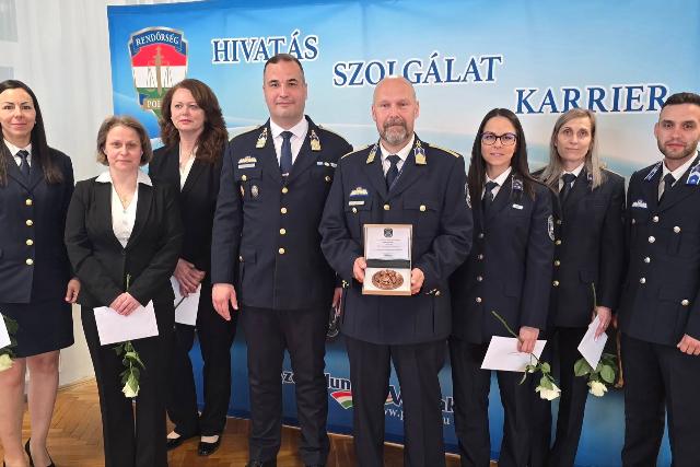 Szent György nap: több zalai rendőr is elismerésben részesült