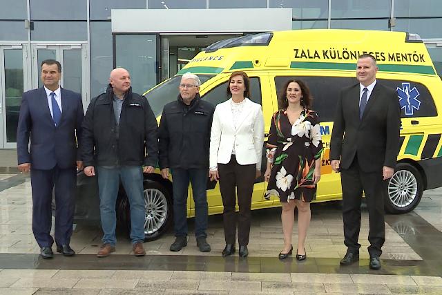 Zalaegerszegen llt szolglatba az orszg els elektromos mentautja