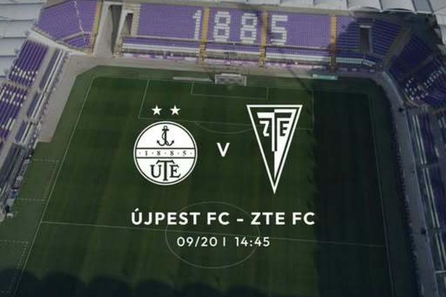 Szeptember 20-án délután rendezik az Újpest-ZTE FC mérkőzést