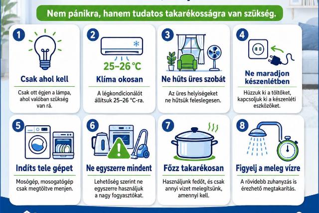 Most minden kilowattóra számít! Így spórolhat az energiával