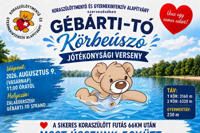 Gébárti-tó Körbeúszó Jótékonysági Verseny