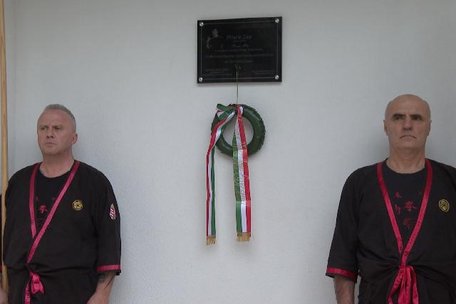 Emléktáblát avattak Bruce Lee tiszteletére