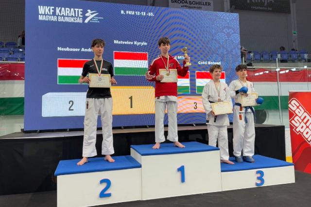 Magyar bajnoki dobogón végzett Neubauer András