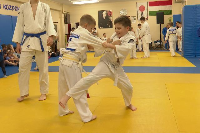 Családi délután a judo központban