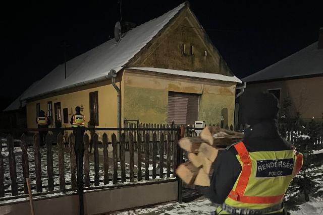 Saját tűzifájával segített egy kihűlésközeli állapotban lévő férfin a zalaegerszegi járőr