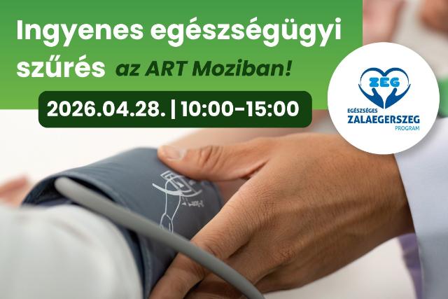 Ingyenes lakossági egészségügyi szűrés az Art Moziban