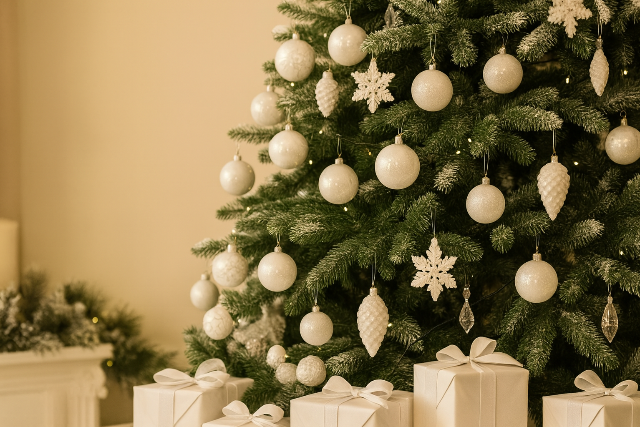 Egyszínű karácsonyfa? Ezekkel az árnyalatokkal lehet a legszebb