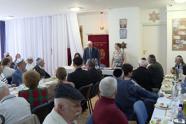 Ünnepeltek a zsidó hitközség tagjai