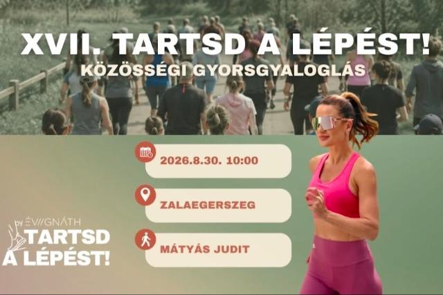 Tartsd a lépést! Nyárbúcsúztató közösségi séta Zalaegerszegen