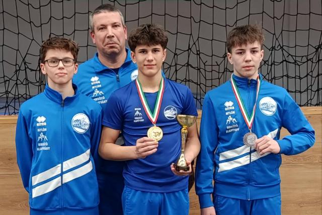 Szanati Máté aranyérmes az U15-ös válogatón Dunakeszin