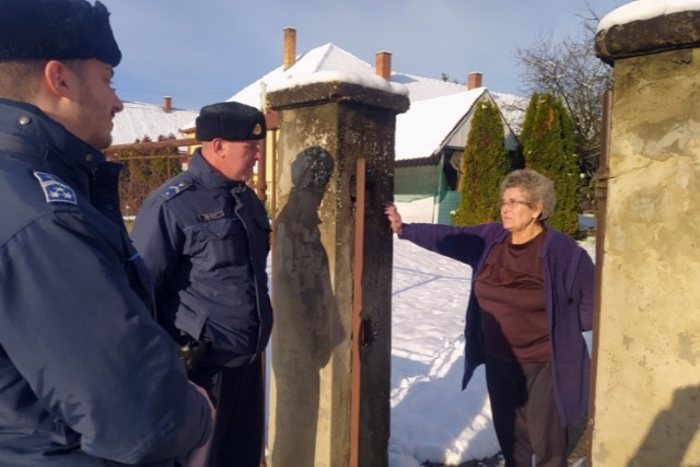 A zalai rendrk is kiemelt figyelmet fordtanak az egyedl l, ids emberekre