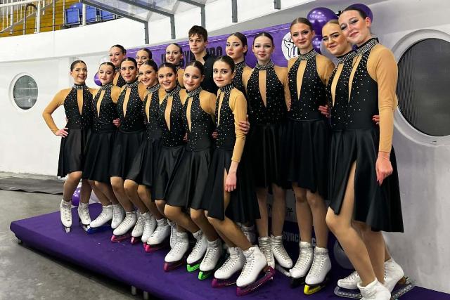 Erős mezőnyben bizonyítottak az Ice Stars Egyesület szinkronkorcsolyázói