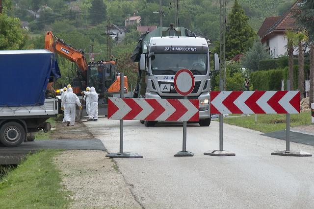 Azbeszt – Megtörtént a mentesítés a Domb utcában