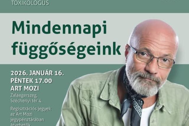 Egészség Akadémia – Dr. Zacher Gábor tart ingyenes előadást Zalaegerszegen