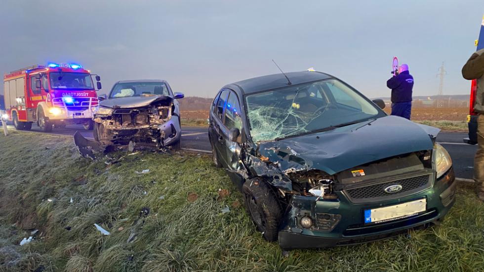 Szemlyautk tkztek a 7-es fton, Nagykanizsnl