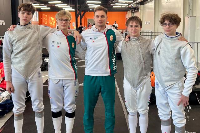 Két zalaegerszegi vívó is a magyar kadétválogatottban szerepelt