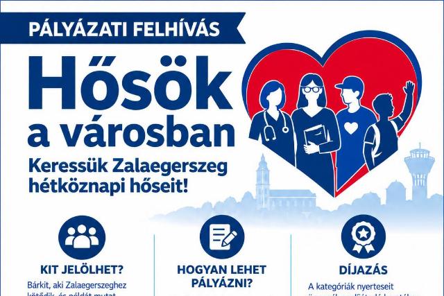 Kik Zalaegerszeg hétköznapi hősei? Várják a jelöléseket