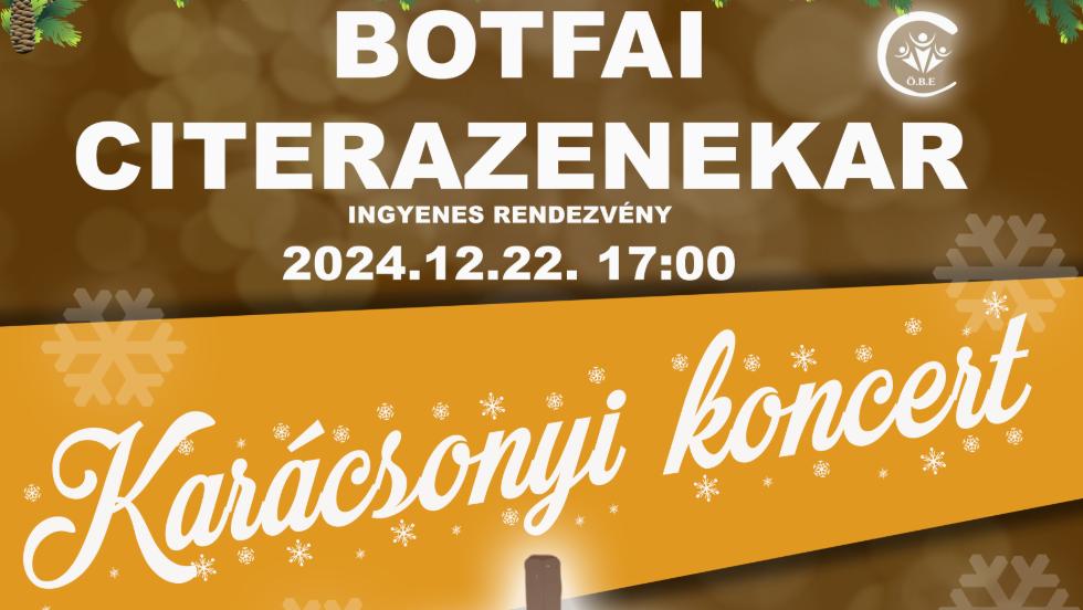 A Botfai Citerazenekar karcsonyi koncertje