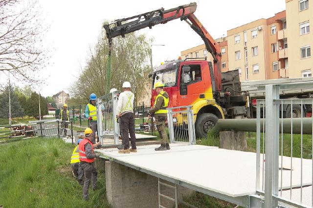 Hídépítés – Új híd épül az Építők útján
