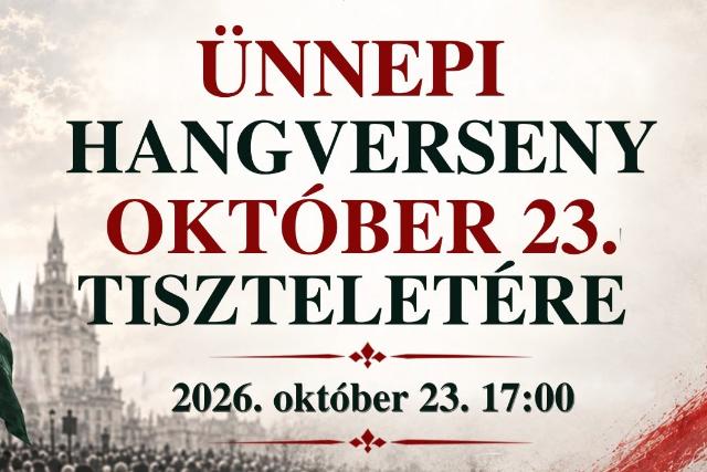 Ünnepi hangverseny október 23-a tiszteletére