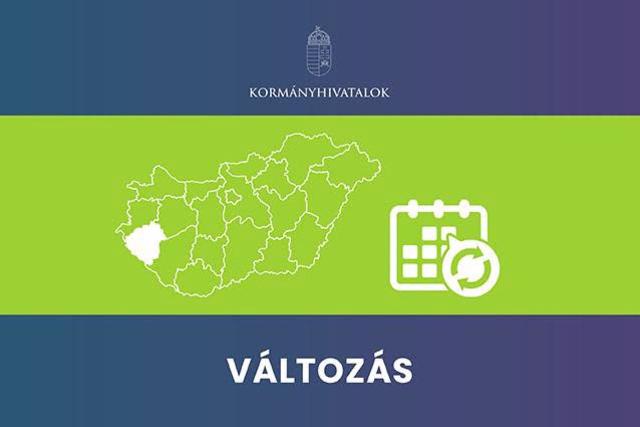 Októbertől változik a Zala megyei kormányablakok nyitvatartása