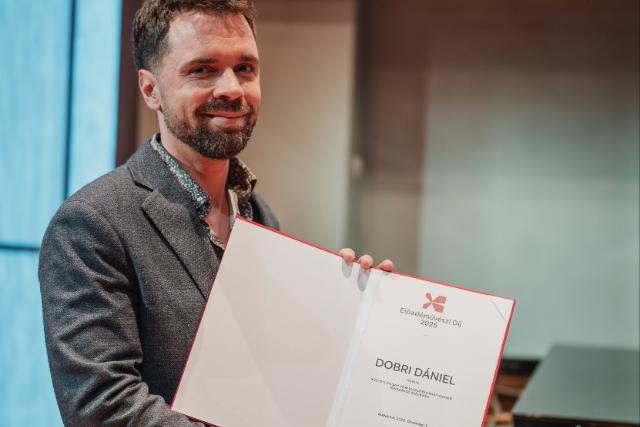 Zalaegerszegi zeneszerzőt díjaztak: Artisjus-elismerést kapott Dobri Dániel