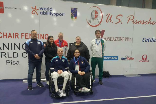 Olaszországban szerepeltek a ZVE kerekesszékes vívói