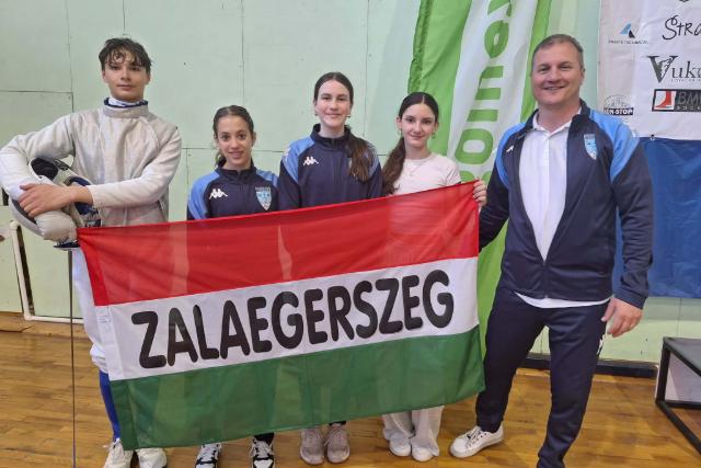 Nemzetközi mezőnyben bizonyítottak a zalaegerszegi vívók Nagybecskereken