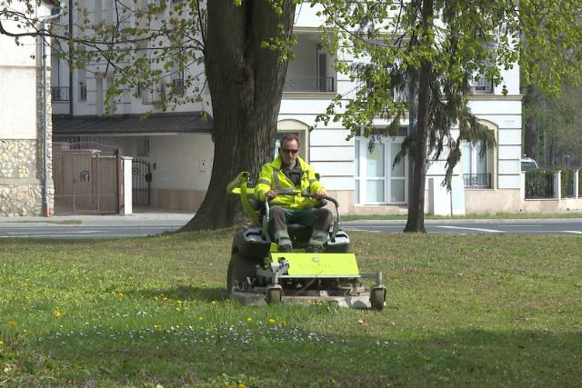 Másfél millió négyzetméternyi területet gondoznak; füvet nyírnak, virágot ültetnek