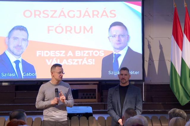 Szijjártó Péter tartott fórumot Zalaegerszegen