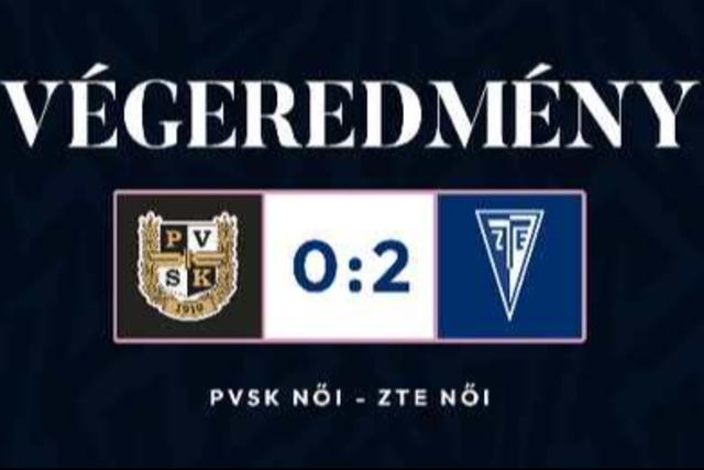 Pécsett is nyert a ZTE FC női csapata