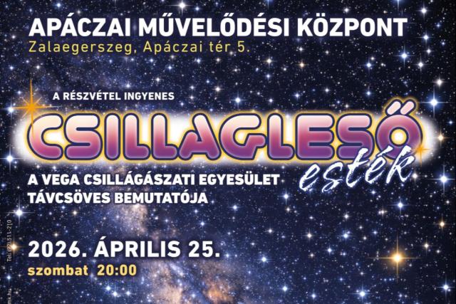 Különleges távcsöves estét rendeznek Zalaegerszegen