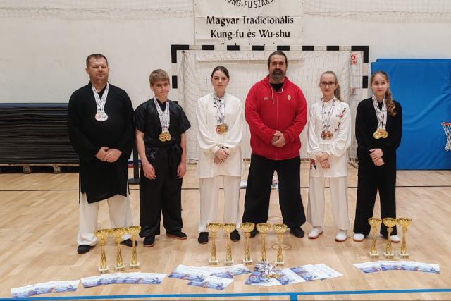 Tizenkilenc éremmel zárták a Magyar Bajnokságot a zalaegerszegi kung-fusok!