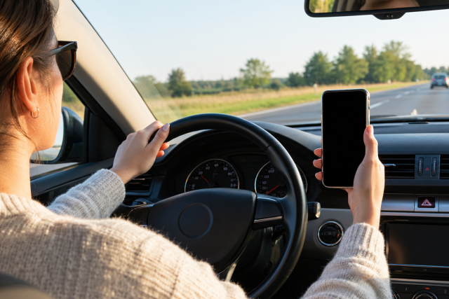Egy hétig fokozottan ellenőrzik a mobilozó sofőröket