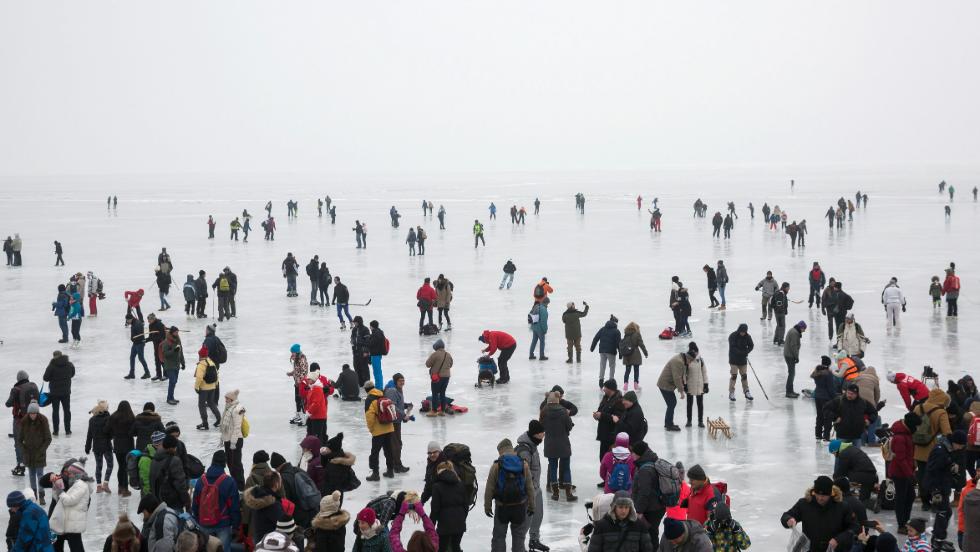 Nyolc ve fagyott be utoljra a Balaton