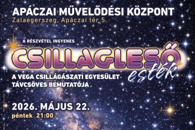 Péntek este a csillagoké lesz a főszerep az Apáczai udvarán