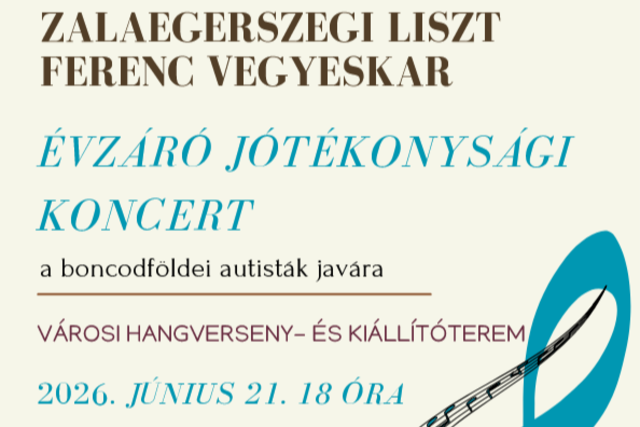 Évzáró koncerttel segítenek a boncodföldei autistáknak