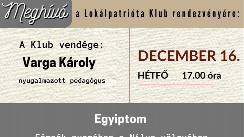 Loklpatrita Klub – Egyiptom