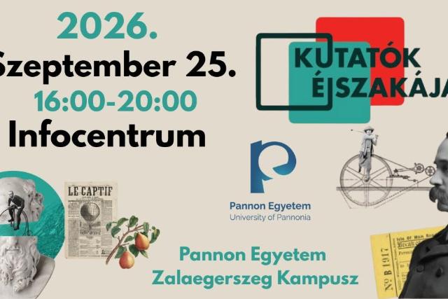 Kutatók Éjszakája: több mint 50 programmal készül a Pannon Egyetem