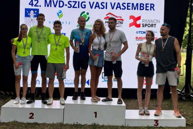Dobogós váltóval és remek egyéni eredményekkel zárták a Vasi Vasembert a zalaegerszegi triatlonosok