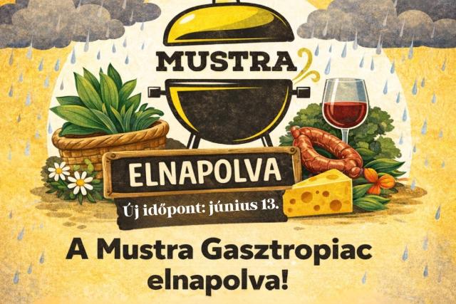 Közbeszólt az időjárás: elhalasztják a Mustra Gasztropiacot