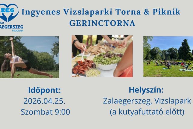 Testtartásjavító torna várja a résztvevőket a Vizslaparkban