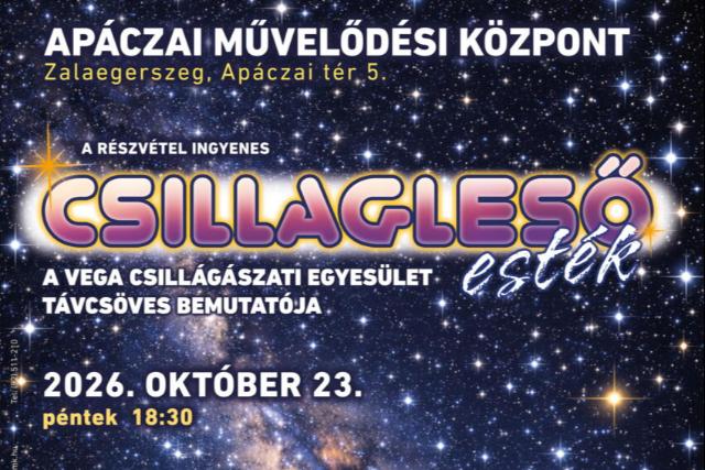 Csillaglesre hívnak Zalaegerszegen