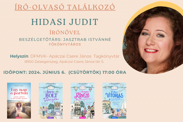 r-olvas tallkoz Hidasi Judit rnvel