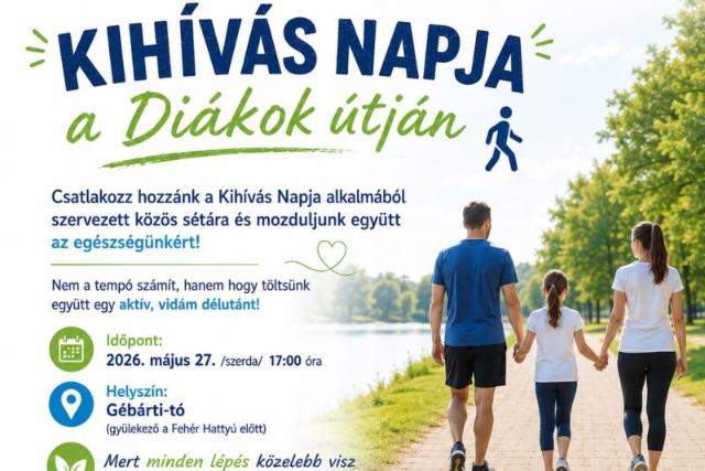 Kihívás napi séta Gébárton