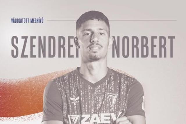 Szendrei Norbert meghívót kapott a válogatott keretbe
